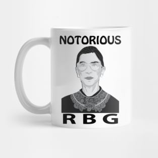 Funny Ruth Bader Ginsberg - Vintage Notorious RBG Mug